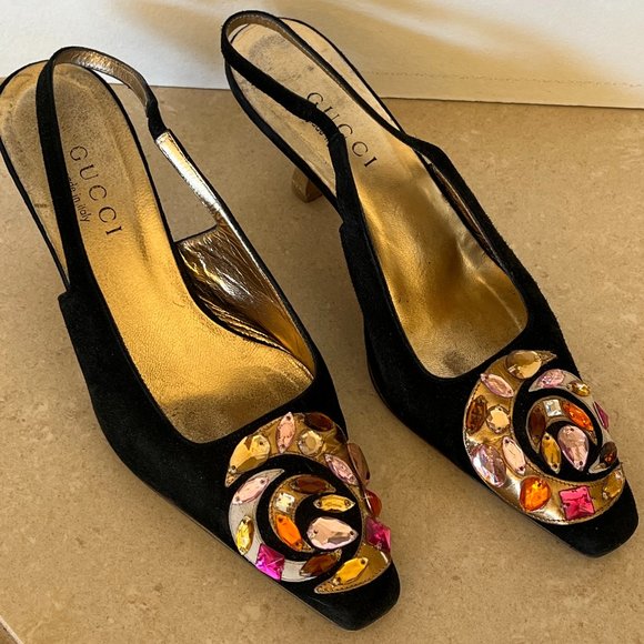 Gucci Authentic Vintage Pumps - Size EU 36.5 - Picture 1 of 8